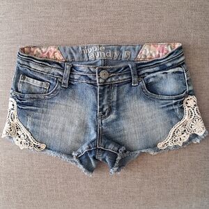 Boho Jean Shorts